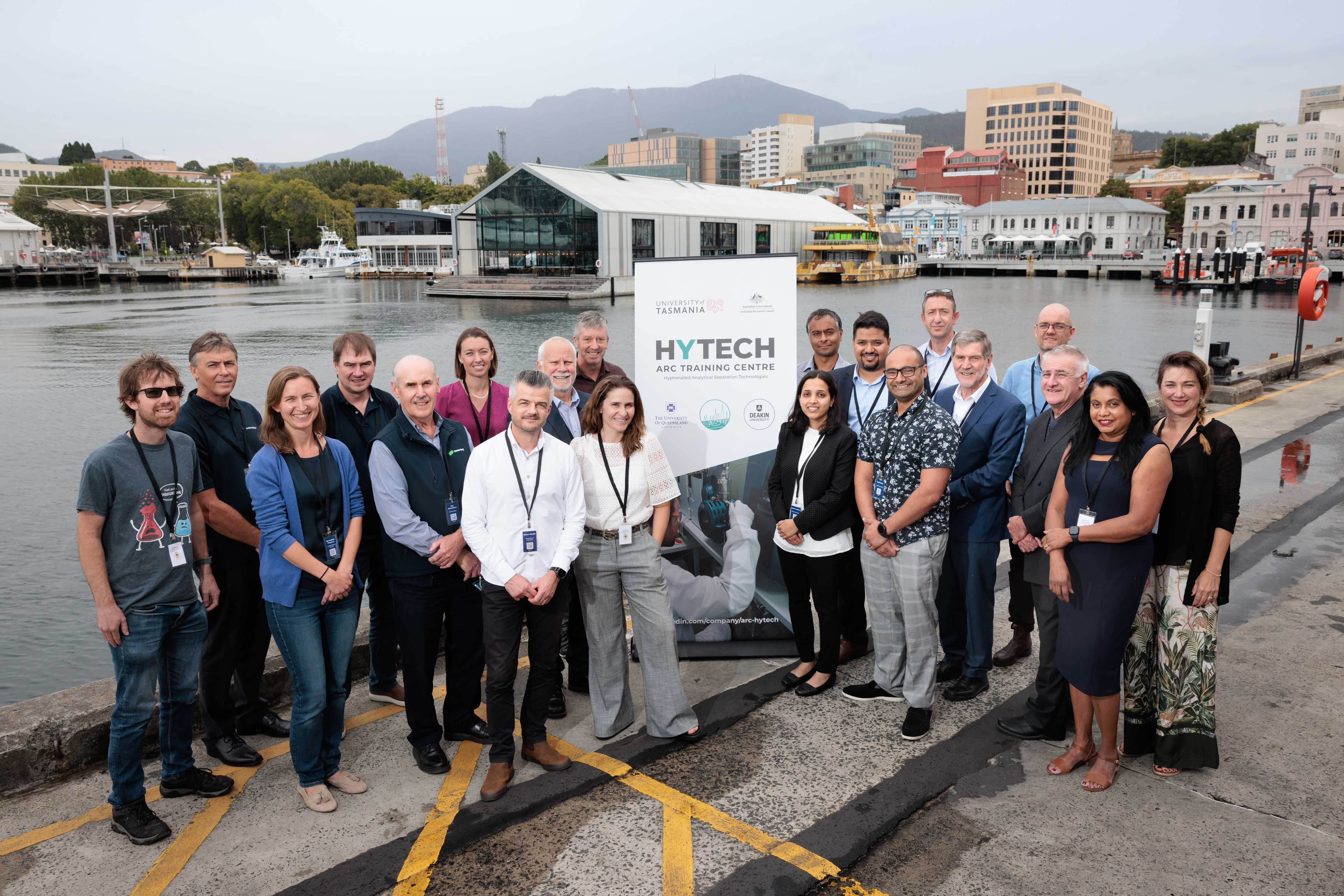 The HyTECH team, gathered in Hobart, January 2023. Photo: Peter Mathew.